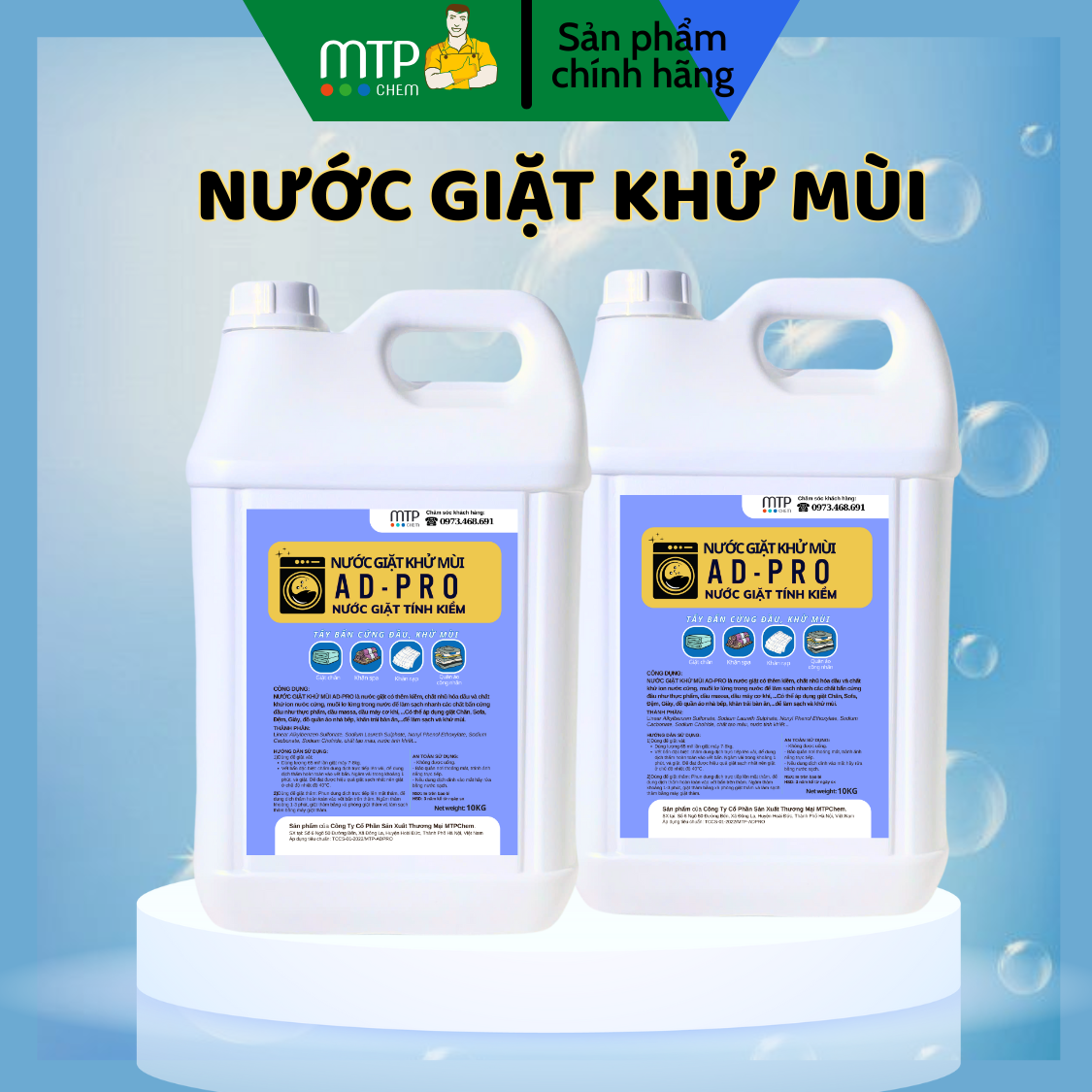Giải Pháp Khử Mùi Hiệu Quả Cho Quần Áo Với Nước Giặt AD-PRO